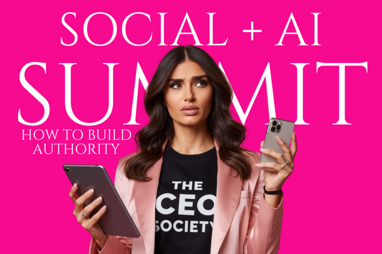 POWERING YOUR PRESENCE WITH SOCIAL AND AI – MARKETING SUMMIT BY THE CEO SOCIETY